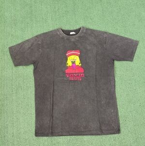 Toxic Traits Streetwear Embroidered Logo Black T Shirt Sz XXL
